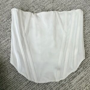 White Fox Boutique White Corset Top